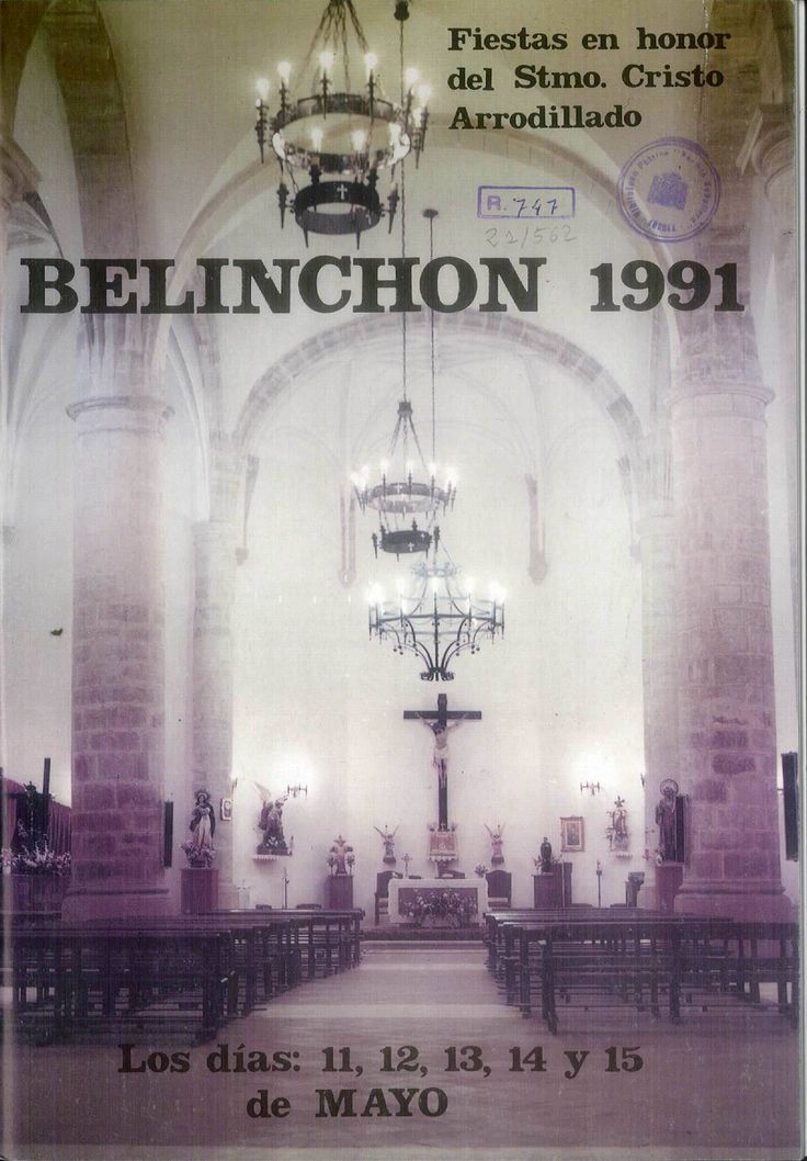 Fiestas en honor del Santísimo Cristo Arrodillado 1991 Belinchón